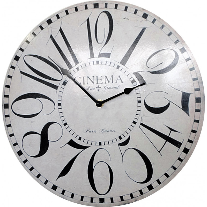 Moderne Wanduhr mit Zahlen