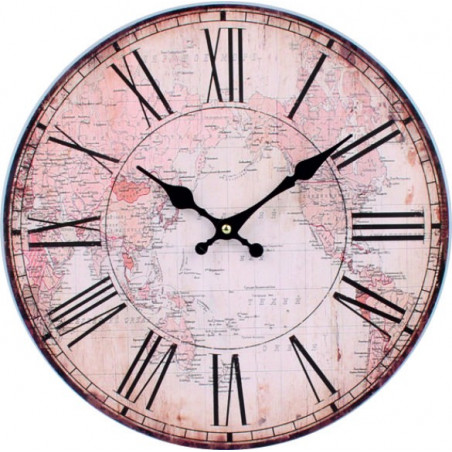 Uhr aus Holz Roman MDF . Fi 34 cm