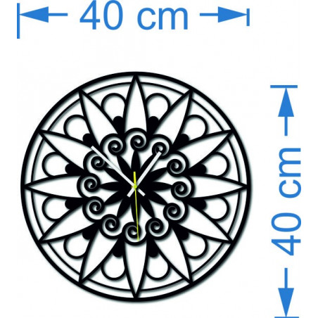 Vintage Wanduhr, Vintage Küchenuhr als Geschenk, 3D Wanduhr