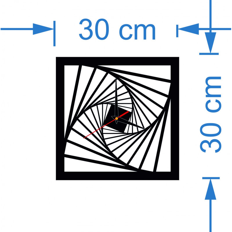 Abmessungen von Holzwanduhren, Vintage-Wanduhren, Retro-Dekoration