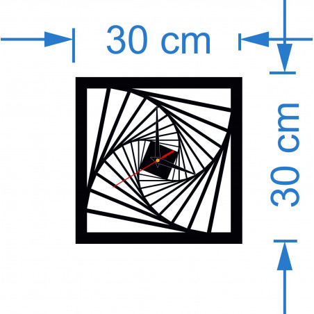 Abmessungen von Holzwanduhren, Vintage-Wanduhren, Retro-Dekoration