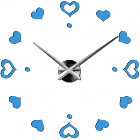 Wanduhr zum Aufkleben, Luxusuhr auf Stent, Uhr aus Kunststoff