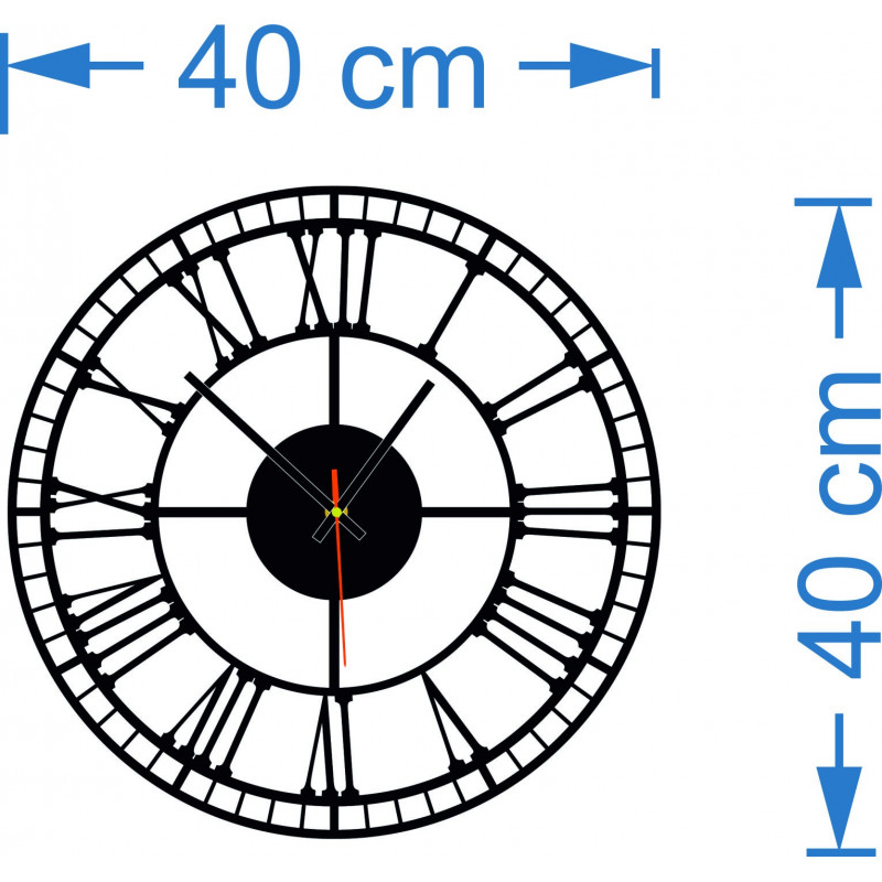 Abmessungen der hölzernen Wanduhr,Vintage-Wanduhr,Retro-Dekoration