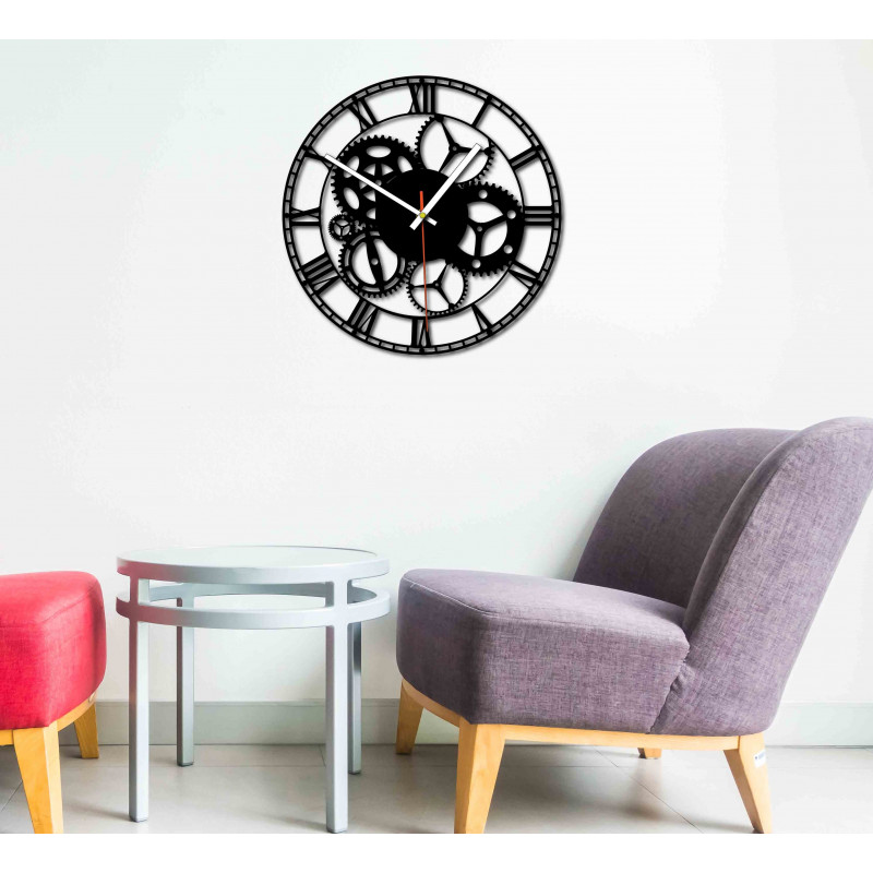 Design-Wanduhr für Wohnzimmer, Küche, Kinderzimmer. Wanduhr als Geschenkidee.