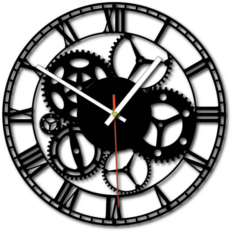 Design-Wanduhr für Wohnzimmer, Küche, Kinderzimmer. Wanduhr als Geschenkidee.
