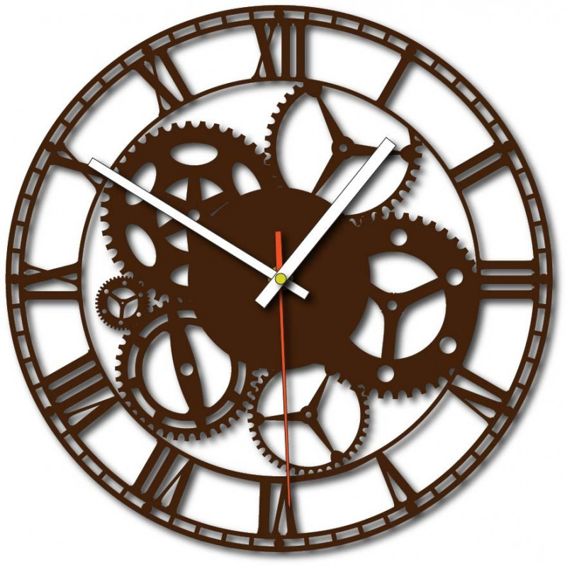 Design-Wanduhr für Wohnzimmer, Küche, Kinderzimmer. Wanduhr als Geschenkidee.