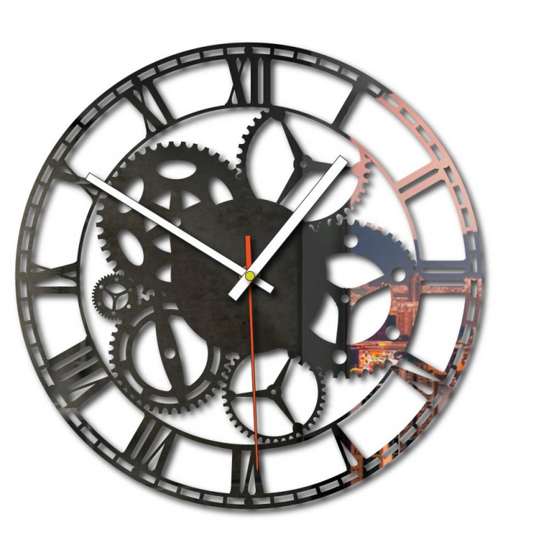 Design-Wanduhr für Wohnzimmer, Küche, Kinderzimmer. Wanduhr als Geschenkidee.