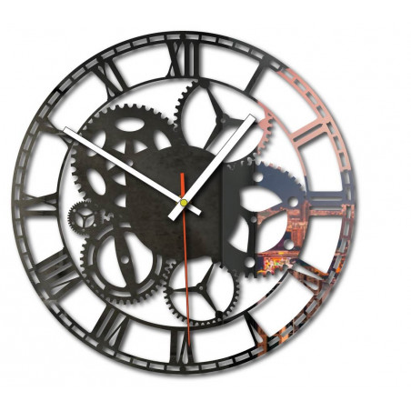 Design-Wanduhr für Wohnzimmer, Küche, Kinderzimmer. Wanduhr als Geschenkidee.