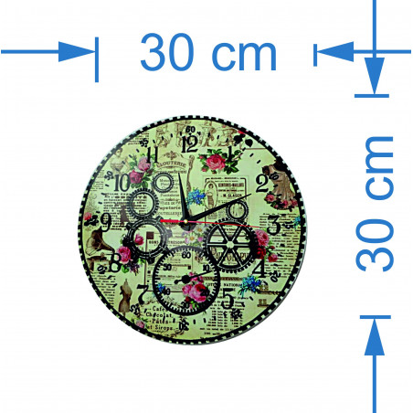 Moderne Wanduhr, Wanduhr aus Holz, Sperrholz