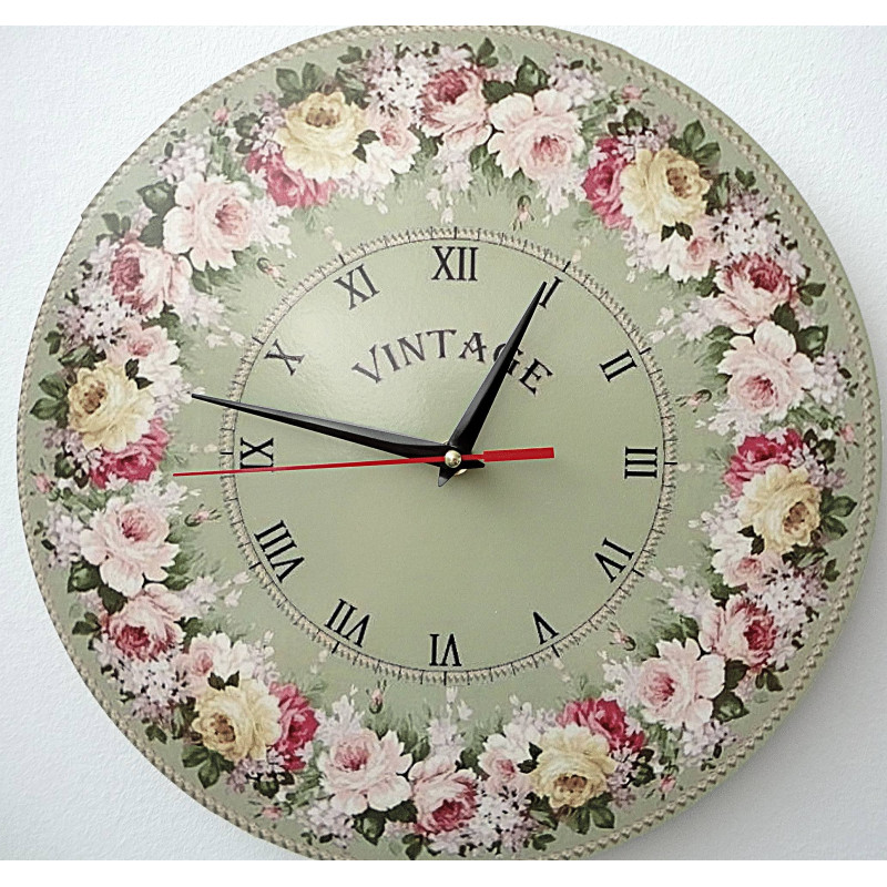 Moderne Wanduhr, Wanduhr aus Holz, Sperrholz