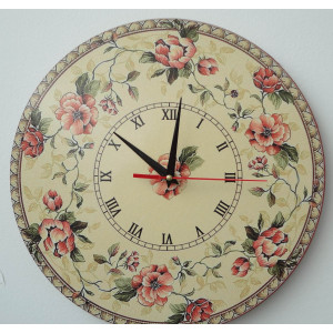 Moderne Wanduhr, Holzwanduhr, Sperrholz 2