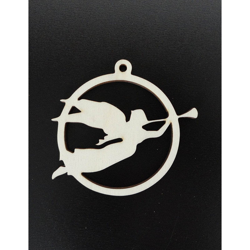 Ornamente aus Holz und Kunststoff, Weihnachtsschmuck, Vintage-Accessoires aus Holz