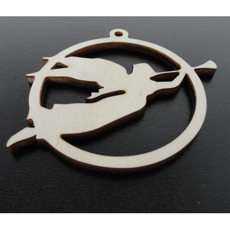 Ornamente aus Holz und Kunststoff, Weihnachtsschmuck, Vintage-Accessoires aus Holz