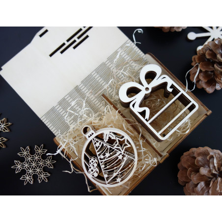 Maße von Ornamenten, Weihnachtsschmuck, Holzaccessoires, Holz- oder Kunststoffdekorationen