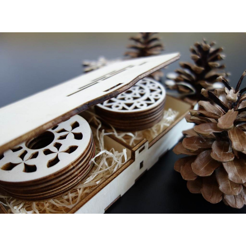 Ornamentmaße, Weihnachtsschmuck, Holzaccessoires, Holz- und Kunststoffornamente