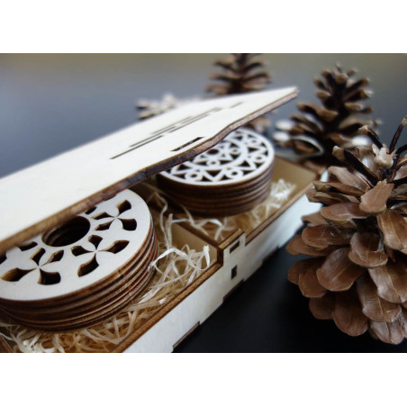 Ornamentmaße, Weihnachtsschmuck, Holzaccessoires, Holz- und Kunststoffornamente