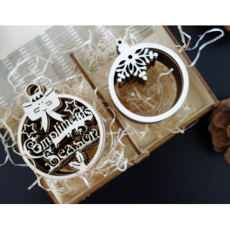 Maße von Ornamenten, Weihnachtsschmuck, Holzaccessoires, Holz- oder Kunststoffdekorationen