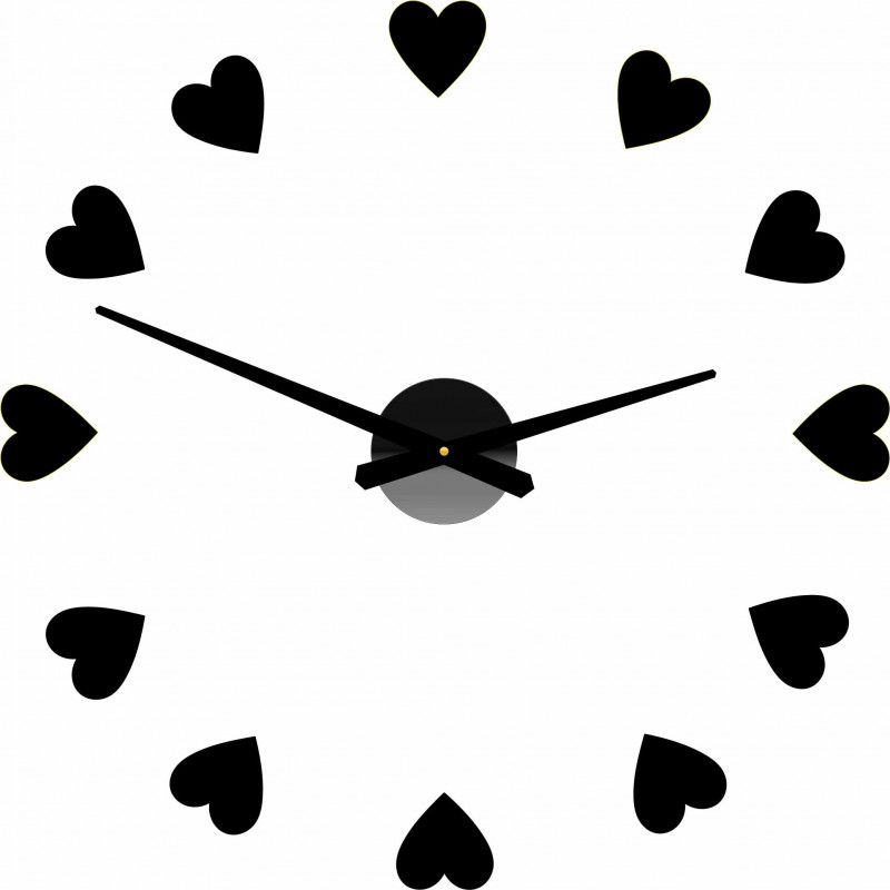 Klebe Wanduhr, Luxus Wanduhr, Plastikuhr