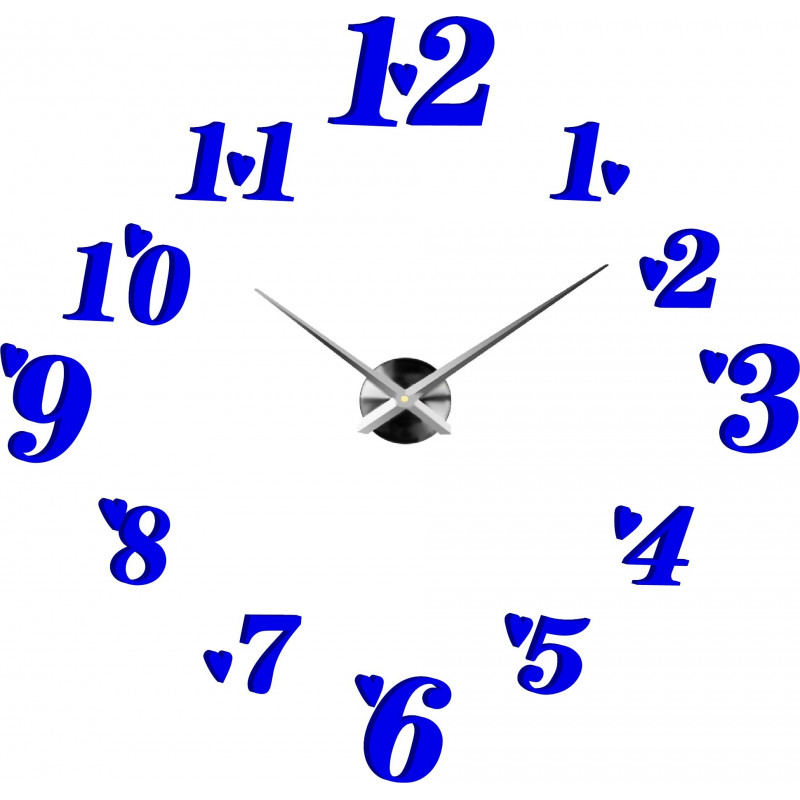 Klebende Wanduhr, Luxusuhr auf Stent, Plastikuhr