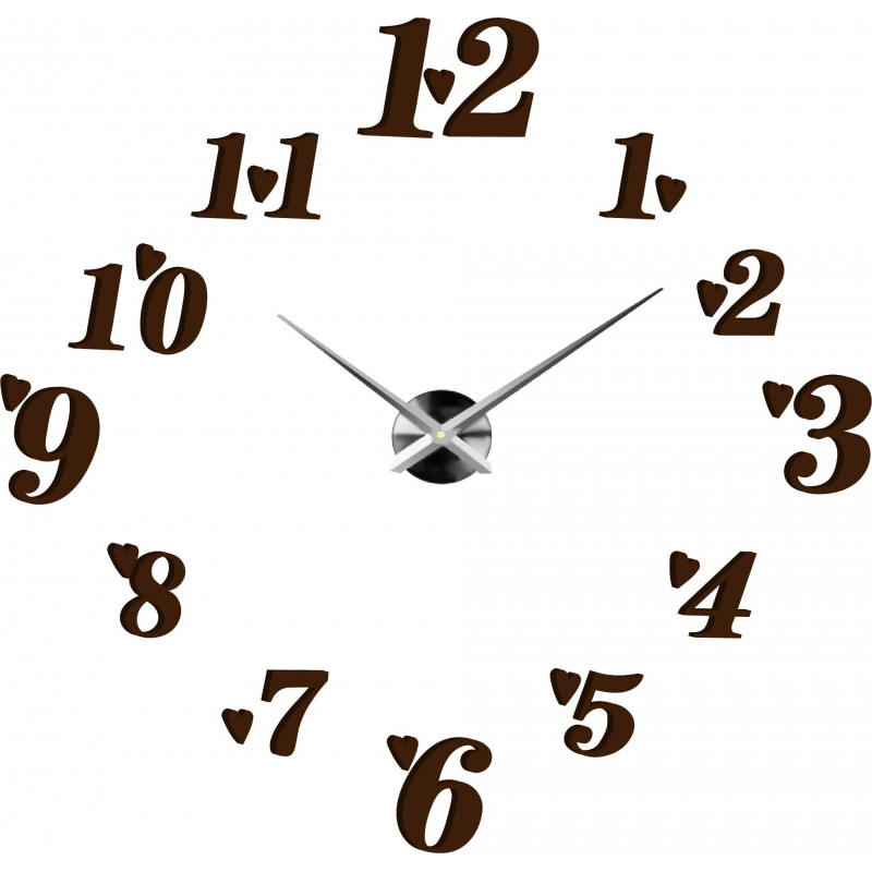 Klebende Wanduhr, Luxusuhr auf Stent, Plastikuhr