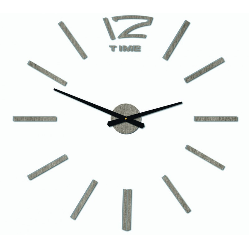 Moderne Wanduhr, Wanduhr aus Holz, Sperrholz