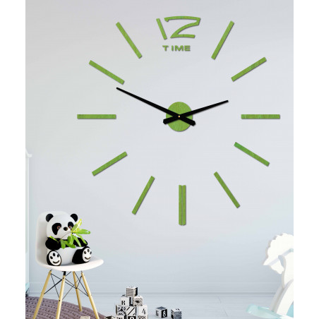 Moderne Wanduhr, Wanduhr aus Holz, Sperrholz