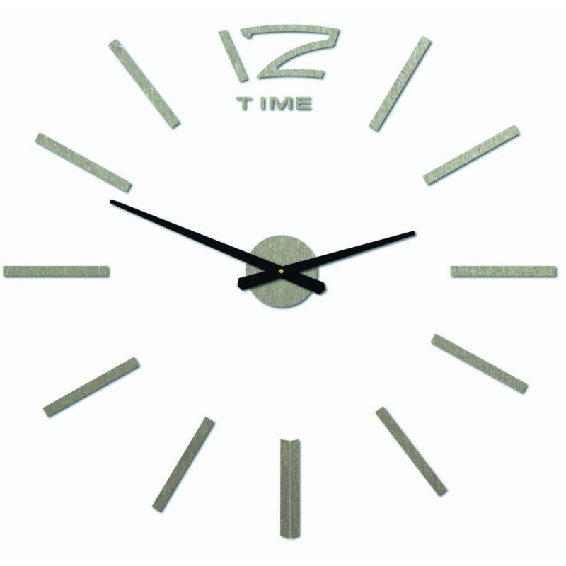 Moderne Wanduhr, Wanduhr aus Holz, Sperrholz