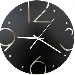 Moderne Wanduhr, Wanduhr aus Holz, Sperrholz 2