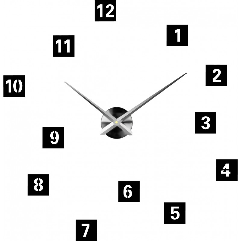 Klebende Wanduhr, Luxusuhr auf Stent, Plastikuhr