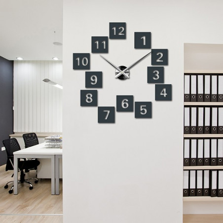 Klebende Wanduhr, Luxusuhr auf Stent, Plastikuhr