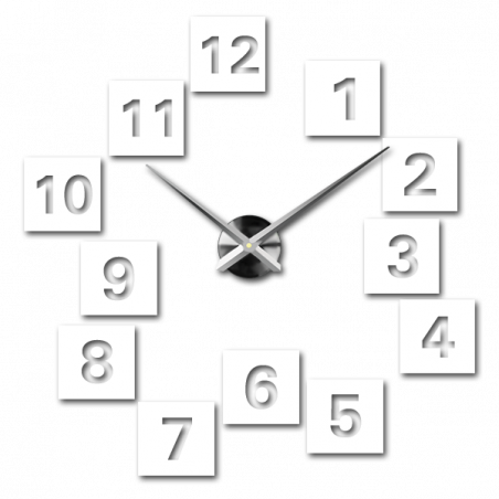 Klebende Wanduhr, Luxusuhr auf Stent, Plastikuhr