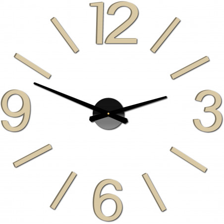 Selbstklebende Wanduhr fürs Wohnzimmer