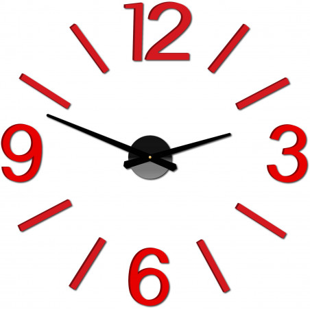 Selbstklebende Wanduhr fürs Wohnzimmer
