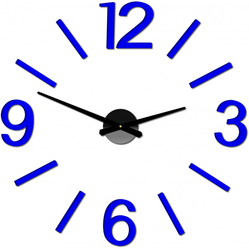 Selbstklebende Wanduhr fürs Wohnzimmer