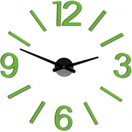 Selbstklebende Wanduhr fürs Wohnzimmer