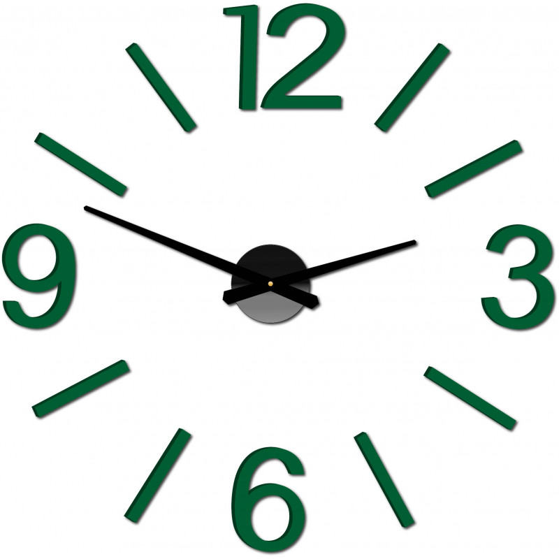 Selbstklebende Wanduhr fürs Wohnzimmer