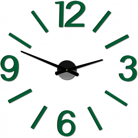 Selbstklebende Wanduhr fürs Wohnzimmer