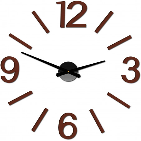 Selbstklebende Wanduhr fürs Wohnzimmer