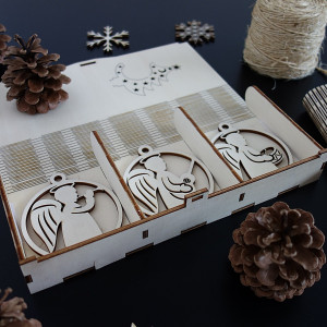 Ornamente für Weihnachtsbaum, 1 Satz-18 Stück 2