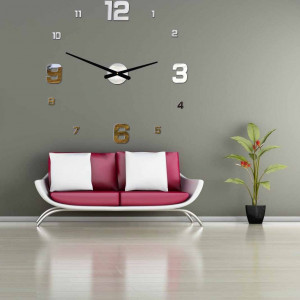 Farbenfrohe Uhren für Ihre Inneneinrichtung. Moderne Wanduhr JOLYI FOX aus Plexiglas. 2
