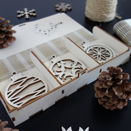 Sammlung von Weihnachtsschmuck, 1 Satz-18 Stück