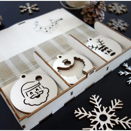 Sammlung von Christbaumschmuck, 1 Satz -18 Stück