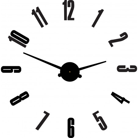 Moderne Wanduhr ARABIC PLEXI