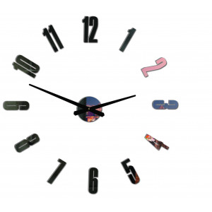 Moderne Wanduhr ARABIC PLEXI 2