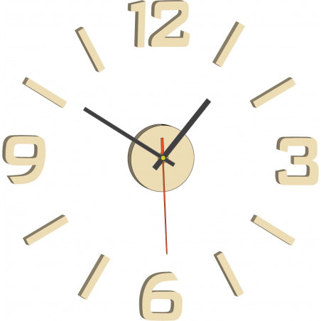 Wanduhr selbstklebend XS SANDERO