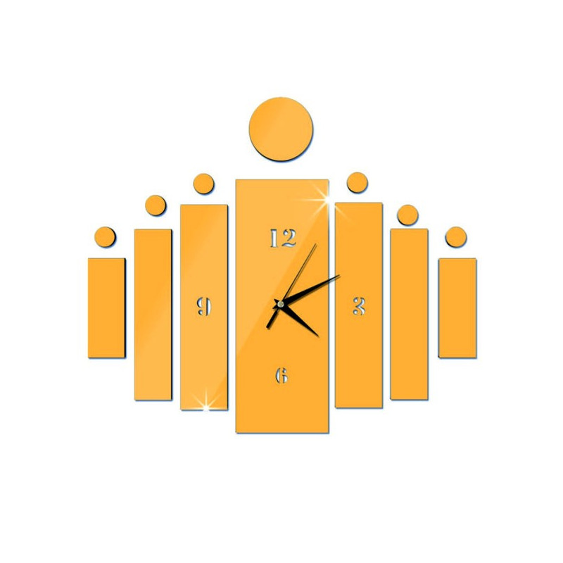 DIY HOJOKER Klebewanduhr als Geschenk