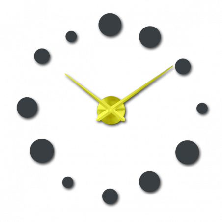 Große Wanduhr Punkt (moderne Wanduhr) DEKORAJ
