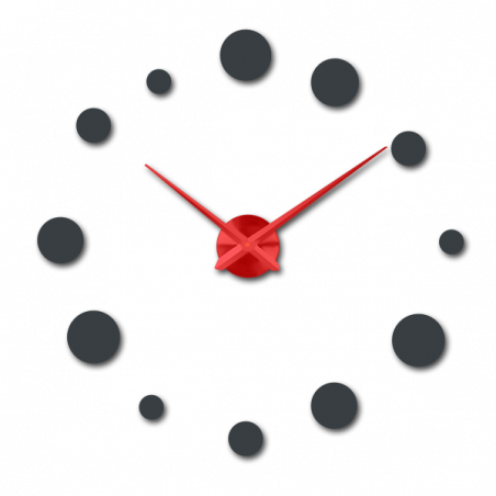 Große Wanduhr Punkt (moderne Wanduhr) DEKORAJ