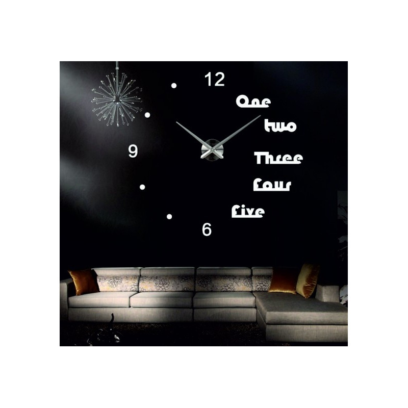 DIY Büro-Wanduhr DREI