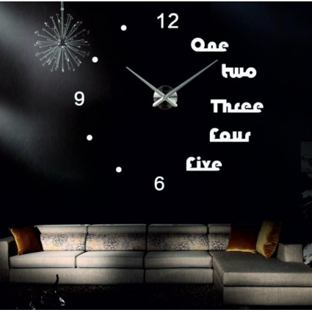 DIY Büro-Wanduhr DREI